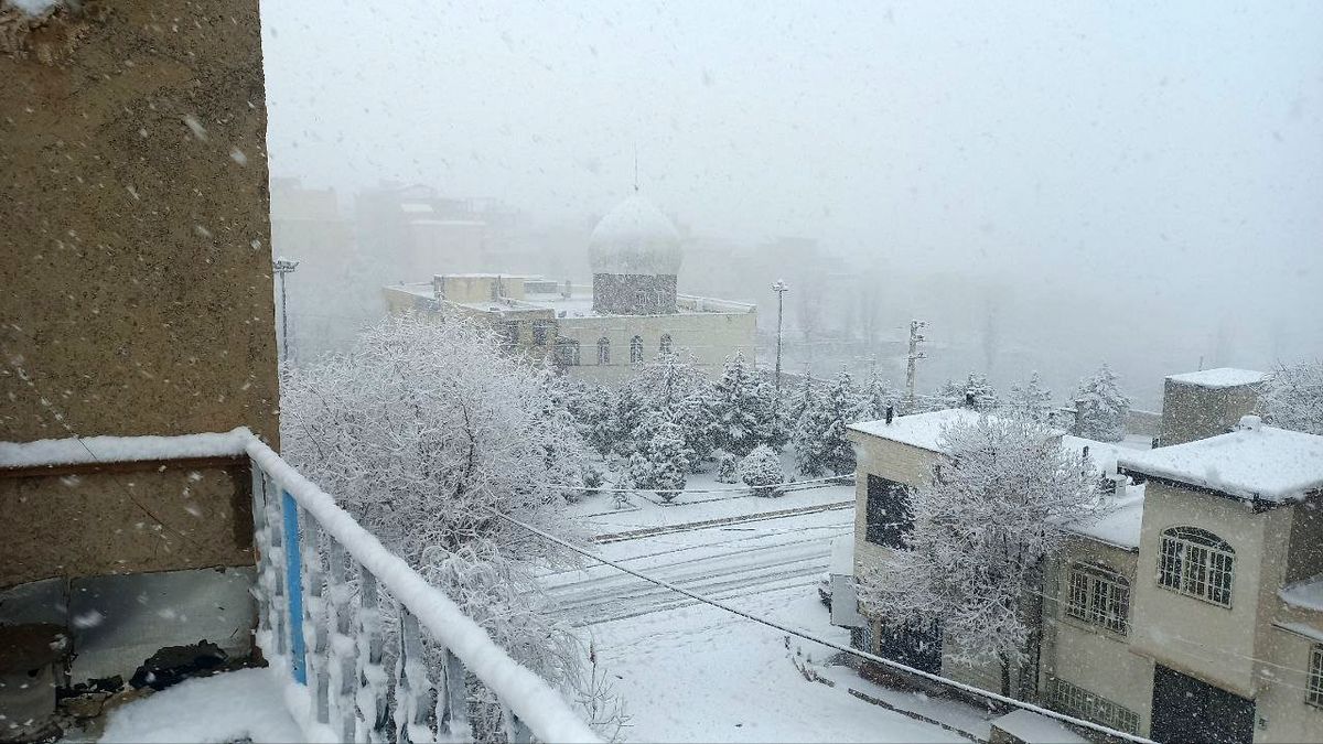 تهران زیر بارش برف کوتاه؛ پردیس و دماوند سفیدپوش شدند