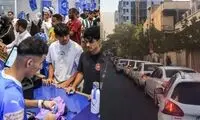 عکس‌های جنجالی از صف‌کشی در ایران و عربستان 