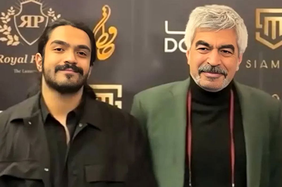 یک قاب مشترک پس از ۱۴ سال از سروش صحت و پسرش