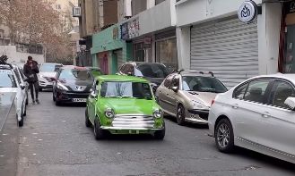 خودروی جذاب مستربین در خیابان‌های تهران