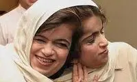 عکس دیده نشده از لاله و لادن در تجمع خیابانی