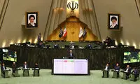 چینش متفاوت صندلی وزرا در صحن علنی مجلس!