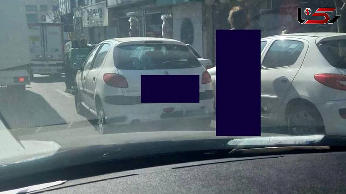 دستگیری دختر نیمه عریان در یکی از خیابانهای تهران
