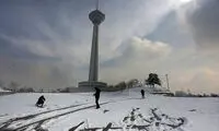 تصاویر داغ و دلچسب از تهران برفی در این ساعات