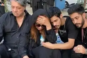 بیقراری نسرین مقانلو در چهارمین سالگرد فوت پسرش