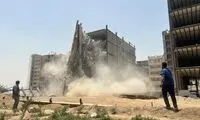 ریزش ساختمان های منطقه 19 گردن مهسا امینی افتاد!
