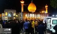 تصاویری از حرم شاهچراغ بعد از حمله امشب 