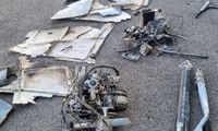 عکس ساقط‌شدن ۲ پهپاد اسرائیلی در زنجان