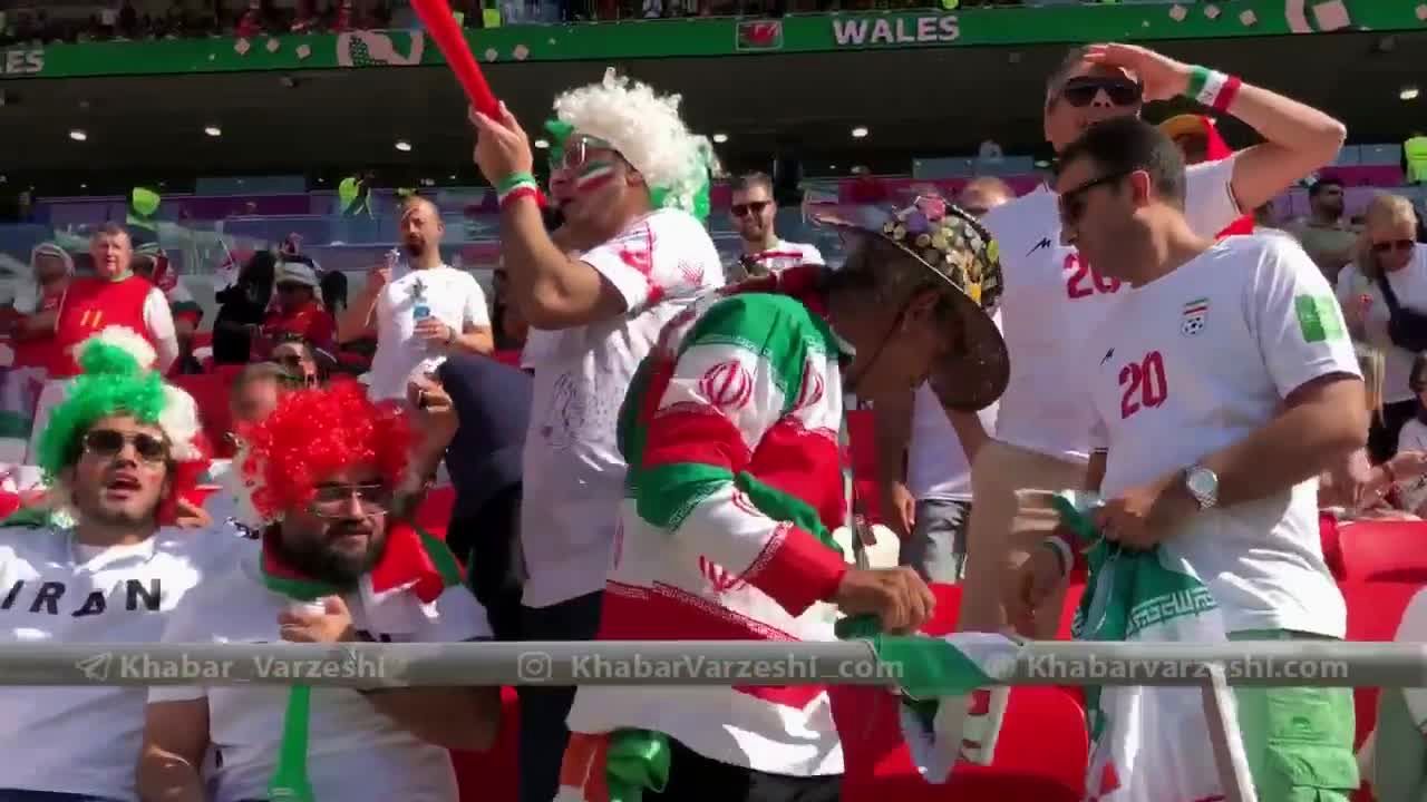 حضور بلاگر جنجالی در بازی ایران - ولز 