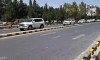 ویدئویی عجیب از اسکورت رئیس طالبان