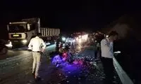 تصادف زنجیره ای مرگبار در جاده یاسوج - اصفهان