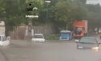 تصاویری از وضعیت زنجان پس از باران سیل آسا