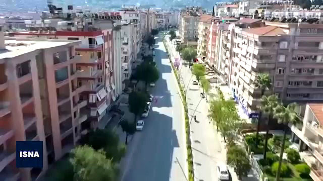 تصاویری هوایی از  ترکیه، قبل و بعد از زلزله