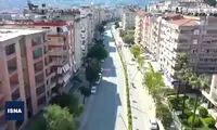 تصاویری هوایی از  ترکیه، قبل و بعد از زلزله