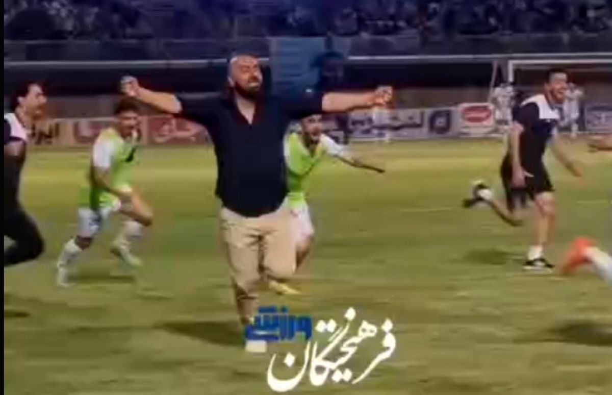   شادی زایدالوصف مازیار زارع، بعد صعود ملوان به فینال 