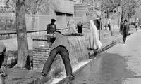 تصویری زیرخاکی از روزگاری که در خیابان‌ها به جای آبسرد کن قنات بود!