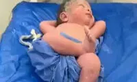 ژست پادشاهانه نوزاد تازه متولد شده پربازدید شد