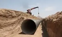 آتش سوزی عمدی خط لوله آب توسط افراد ناشناس