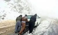 ویدئو جالب از حجم برف در اورامانات 