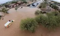 بارندگی شدید در این شهر سه پل را ویران کرد 