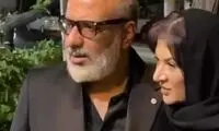 تصاویری از بازیگران در مراسم ختم مادر ریما رامین‌فر