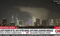 پخش زنده شبکه CNN از حملات ایران به تل‌آویو