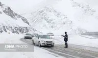 بارش برف در ۱۲ محور کوهستانی گیلان