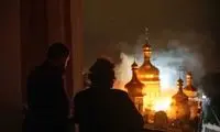 تصاویر حمله روسیه به کلیسای تاریخی اوکراین 