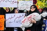 دو قاب متفاوت و کاملا زنانه از تجمع امروز تهران