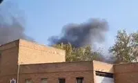 آتش سوزی مجدد در انبار وزارت دفاع در نوبنیاد
