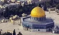 عکسی تاریخی از موشک‌های ایران در آسمان قدس