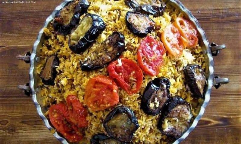 طرز تهیه پلو مخلوط با بادمجان؛ خوشمزه و مجلسی