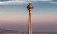 برج میلاد در میان هوای برفی تهران ناپدید شد!