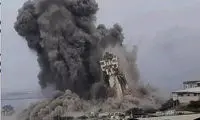 لحظه سقوط برج مراقبت دریایی چابهار