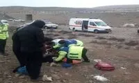 واژگونی اتوبوس زوار کربلا در کامیاران 