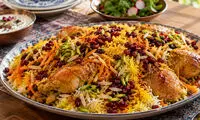 طرز تهیه هفت رنگ پلو با مرغ؛ مجلسی و زعفرانی