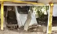 وضعیت عجیب یک رستوران قبل و بعد از سیل چالوس