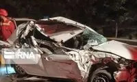 مرگ دو زن جوان در تصادف تیبا با کامیون هندوانه