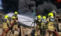 آتش‌سوزی گسترده و وحشتناک در بازار بندرعباس