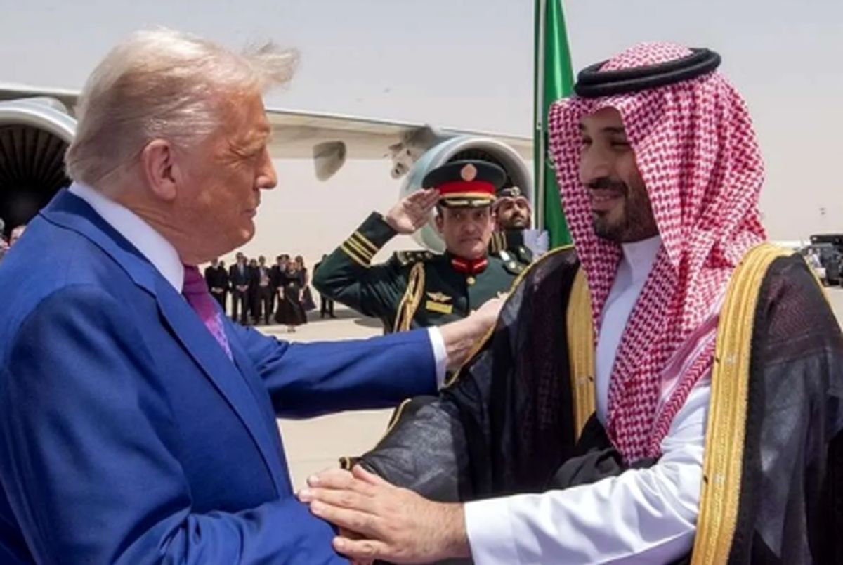   شیوه خداحافظی ترامپ از بن‌سلمان سوژه شد 