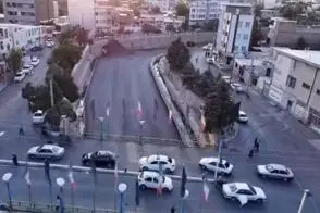 در لرستان یک رودخانه را آسفالت کردند!