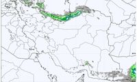 پیش بینی مجموع بارش ۱۵ روز آینده 