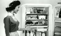 یخچال مدرن جنرال موتورز سال 1956 که الان هم جذاب و دیدنی است!