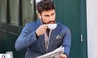 عکس‌های شیک بازیگر ترک با تم سیاه و سفید