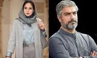 قاب عاشقانه رعنا آزادی‌ور و مهدی پاکدل در یک مراسم