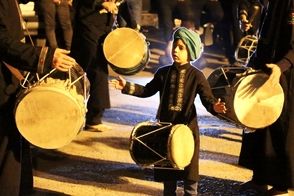 دمام‌زنی بوشهری‌ها در سوگ حادثه  بندرعباس