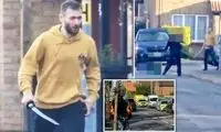 اقدام هولناک یک مرد با شمشیر سامورایی در لندن