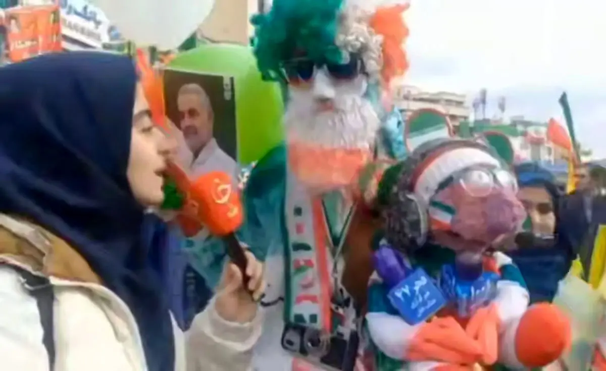 یکی از حاضران در راهپیمایی: گرانی مهم نیست، نون و پنیر می‌خوریم