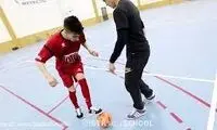 دریبل تماشایی و قشنگ بازیکن آماتور فوتسال