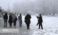 تصاویری از شادی گرگانی‌ها در یک جمعه برفی